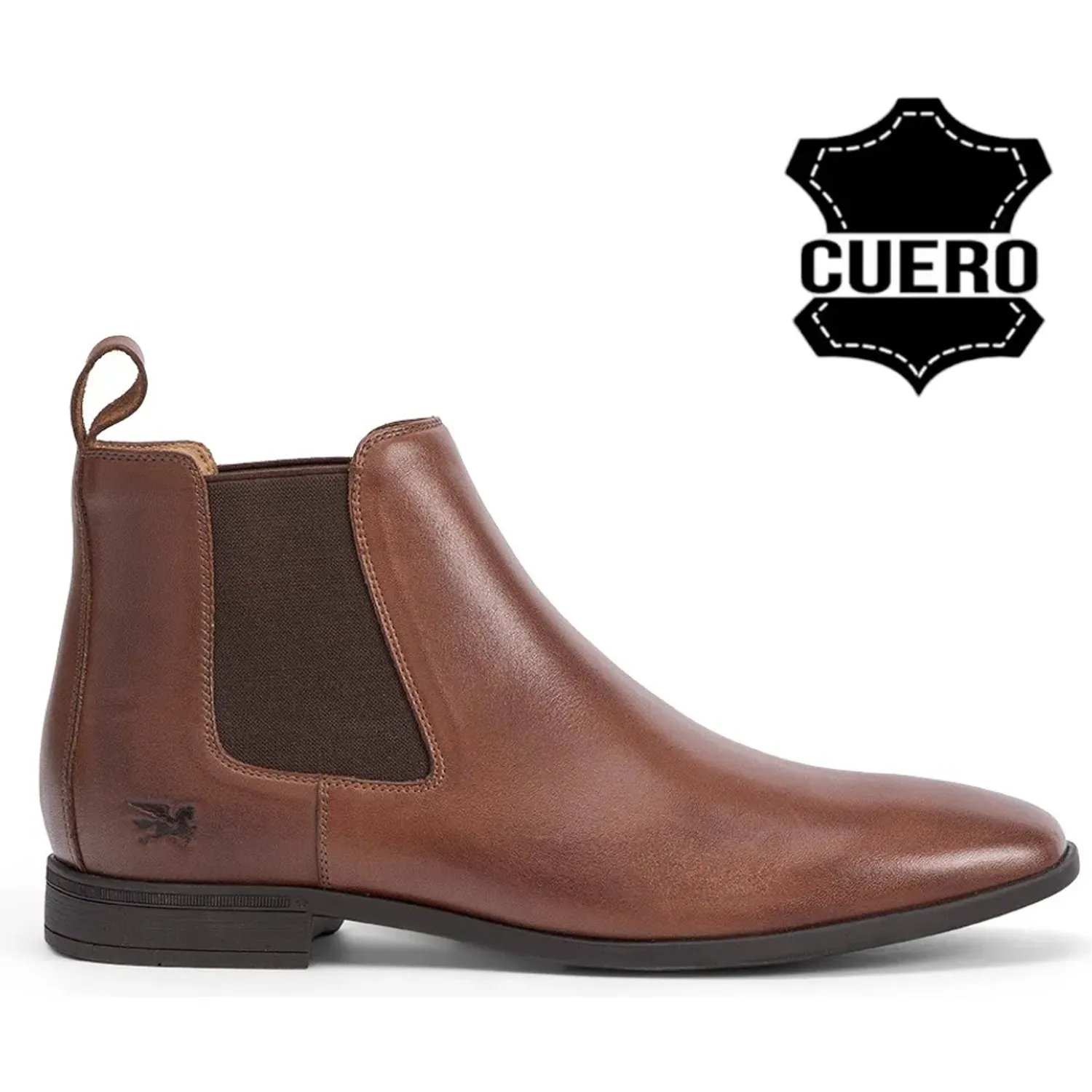 Zapato Calimod Botin Vestir Hombre 1vk400 color cogñac | Platanitos