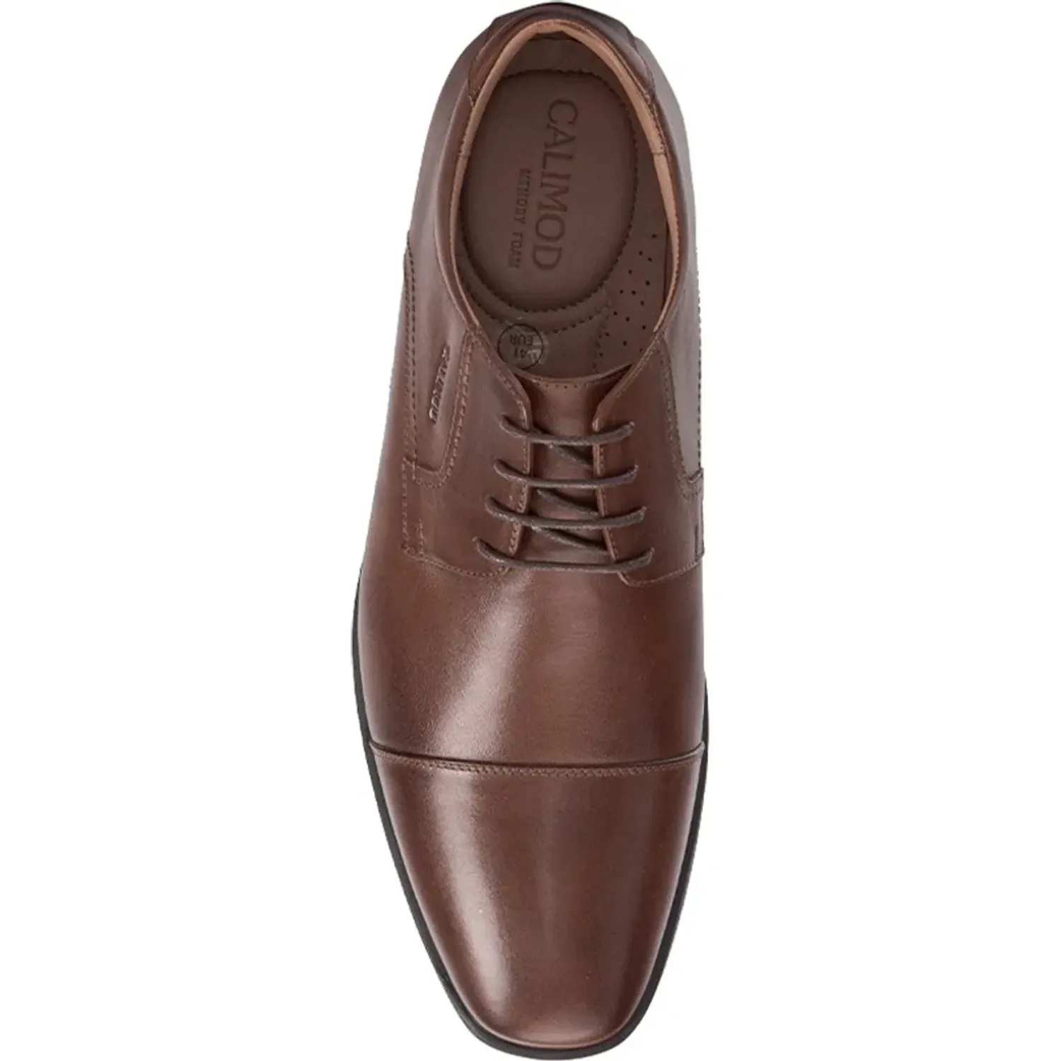 Zapato Calimod Vestir Hombre 1vk300 color nutria | Platanitos