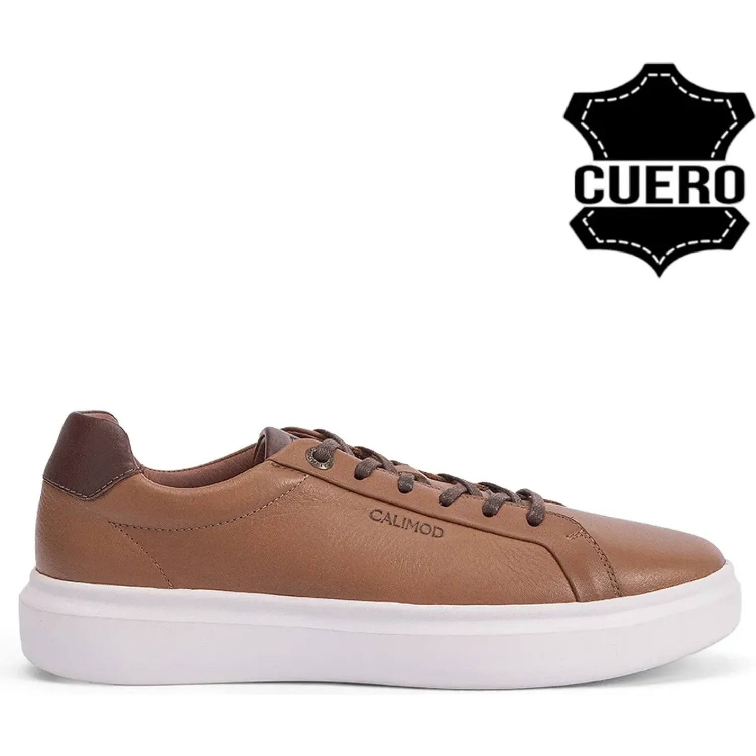 Zapatilla Calimod Casual Hombre 1uji00 color tan | Platanitos