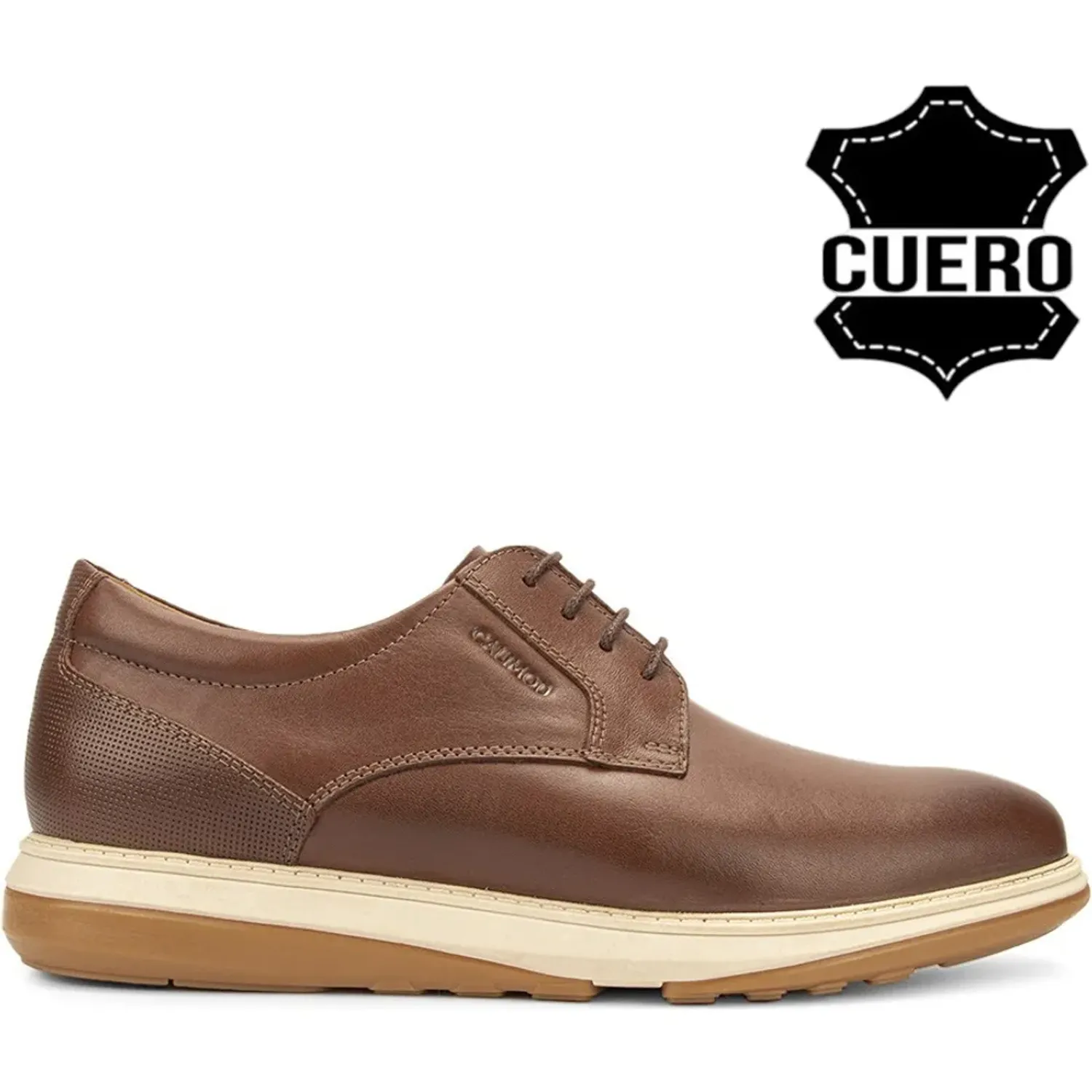 Zapato Calimod Casual Hombre 1cp600 color cogñac | Platanitos