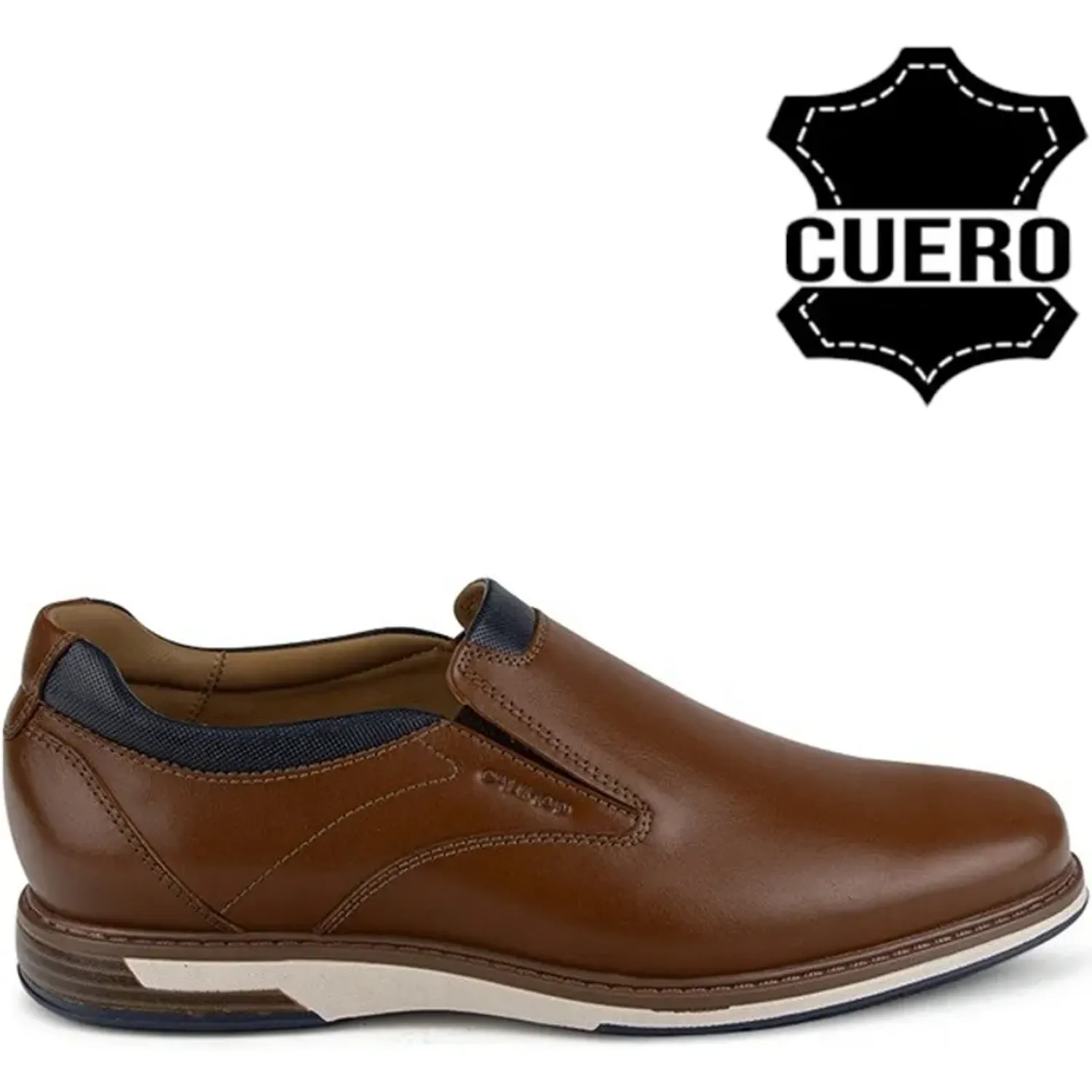 Zapato Calimod Casual Hombre 1cp500 color cogñac | Platanitos