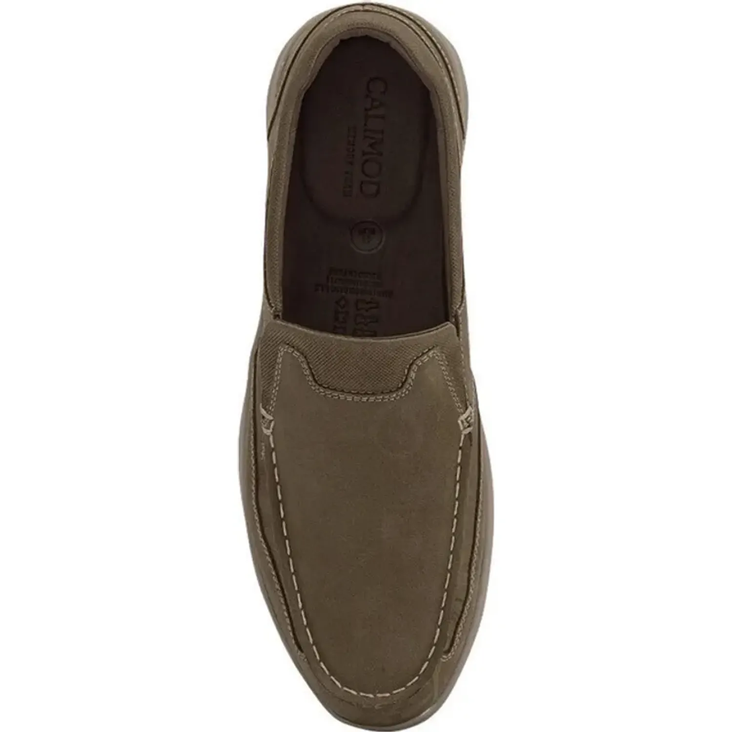 Zapato Calimod Casual Hombre 1cp100 color olivo | Platanitos