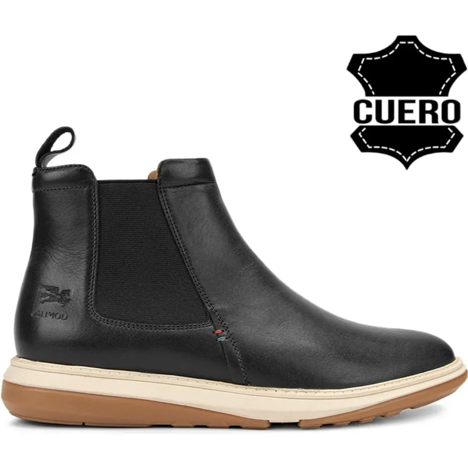Calimod Zapato Calimod Botin Casual Hombre 1cn900 color negro | Platanitos