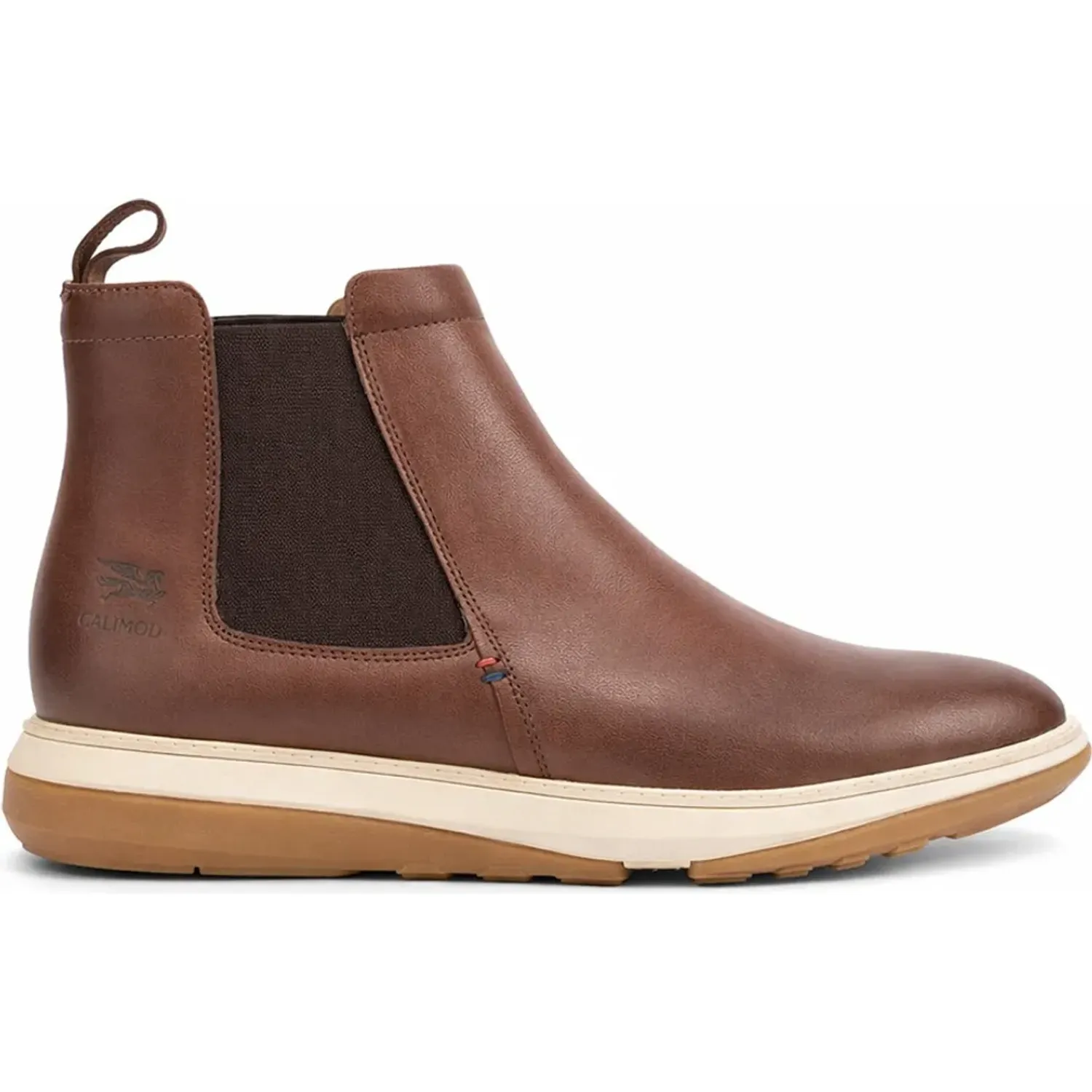 Zapato Calimod Botin Casual Hombre 1cn900 color cogñac | Platanitos