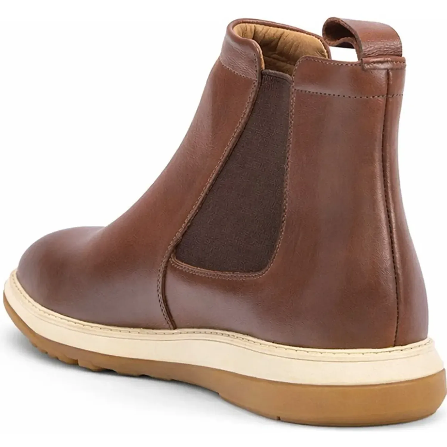 Zapato Calimod Botin Casual Hombre 1cn900 color cogñac | Platanitos