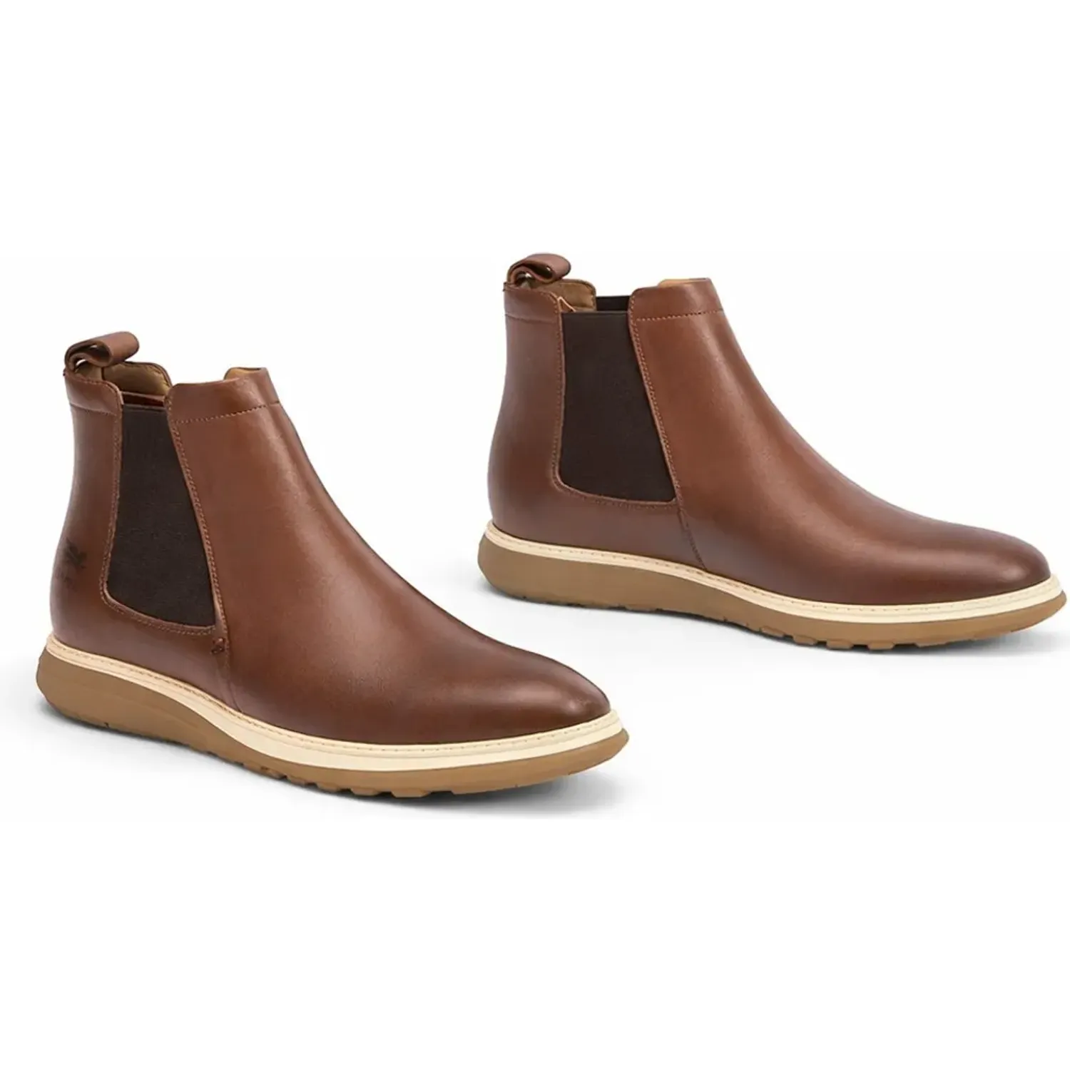 Zapato Calimod Botin Casual Hombre 1cn900 color cogñac | Platanitos