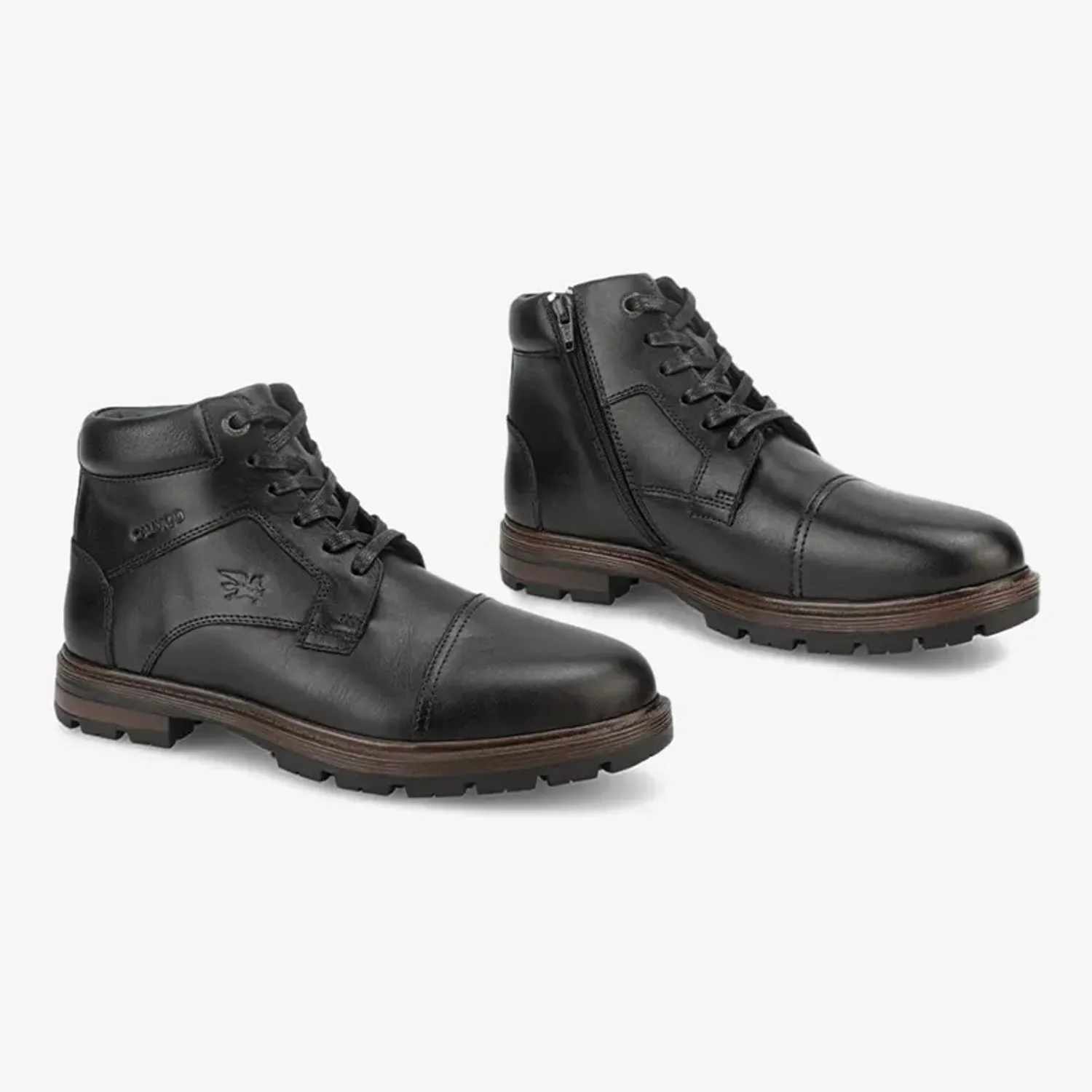 Zapato Calimod Botin Casual Hombre 1cn800 color negro | Platanitos
