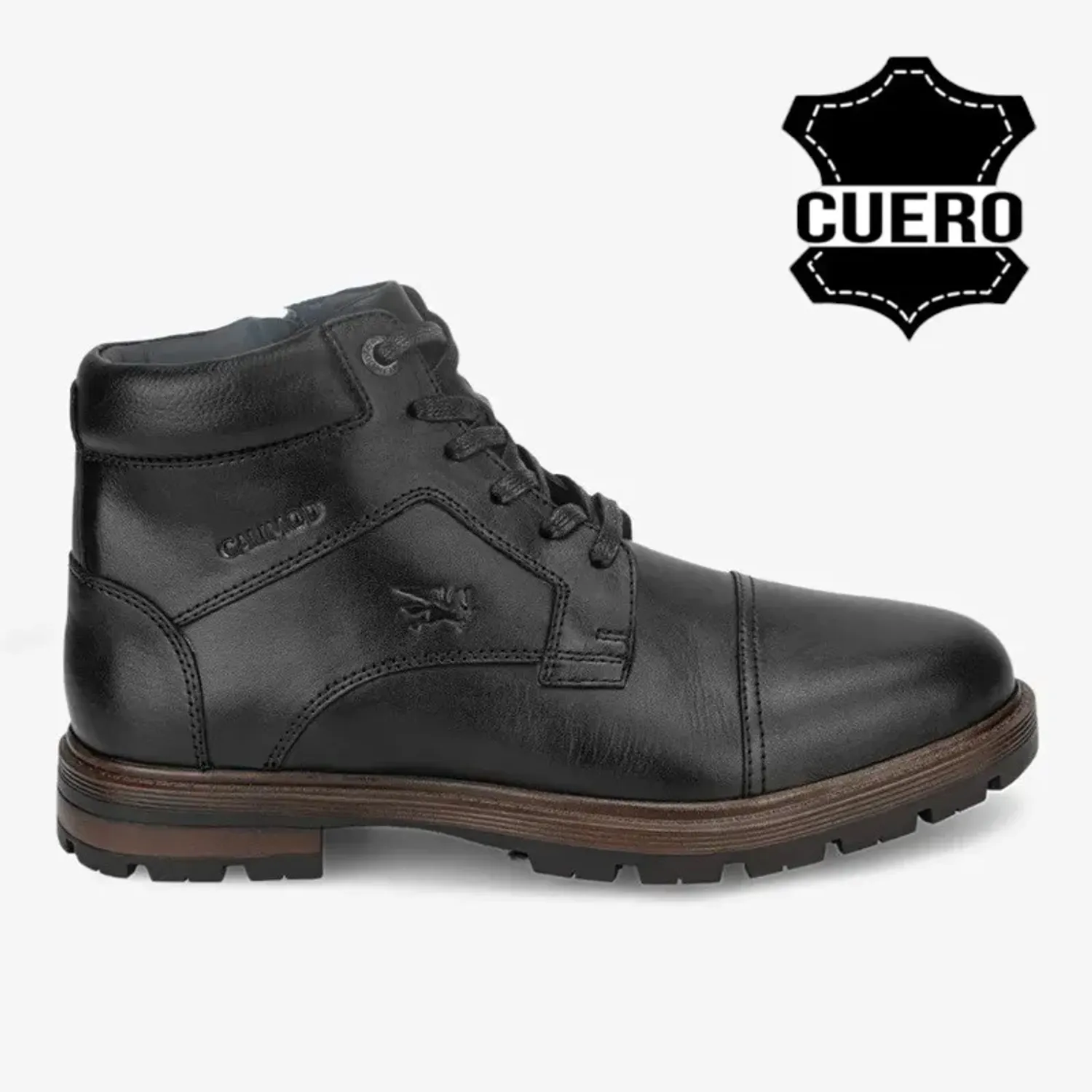 Zapato Calimod Botin Casual Hombre 1cn800 color negro | Platanitos