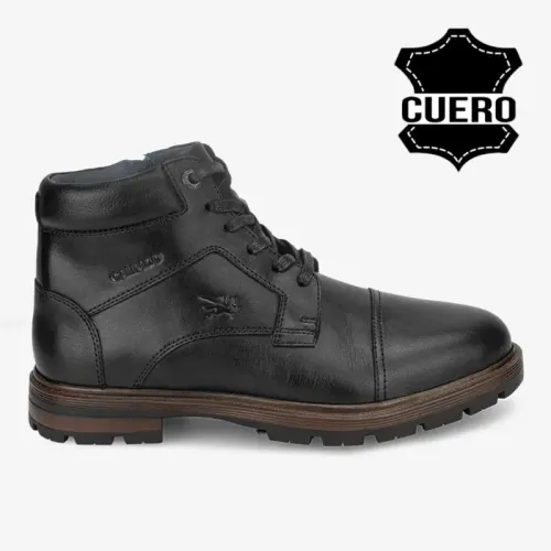 Zapato Calimod Botin Casual Hombre 1cn800 color negro | Platanitos