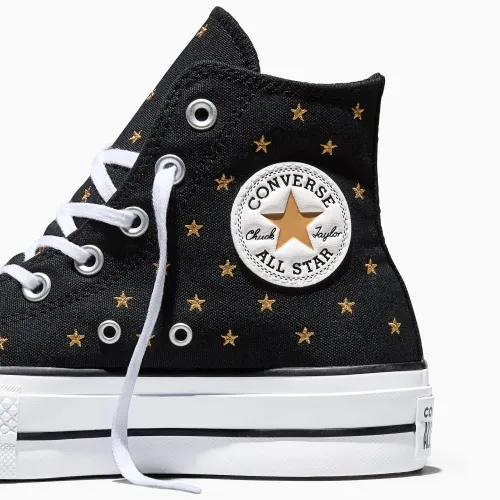 Converse Zapatillas Urbanas Mujer Ct As Lift Platform Embroidered Stars