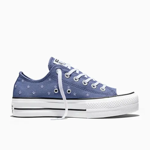 Converse Azul de Mujer modelo Zapatillas Urbanas Mujer Ct As Lift Platform Embroidered Stars azules mujer 2026021221131642007 POLIESTER Caucho
