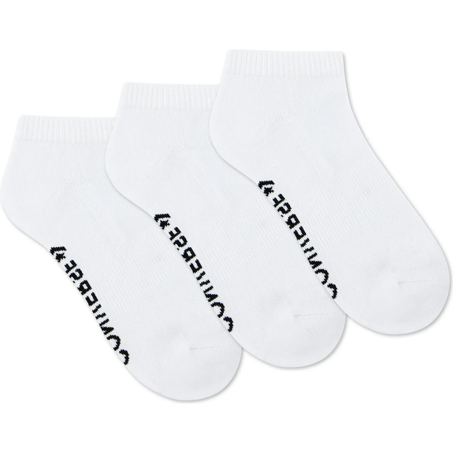 Pack Converse De Medias Deportivas Unisex X3 Medias Taloneras color blanco | Platanitos