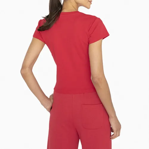 Converse Polo Manga Corta Deportivo Mujer Basic Slim Fit