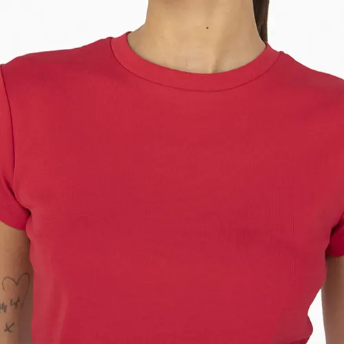 Converse Polo Manga Corta Deportivo Mujer Basic Slim Fit