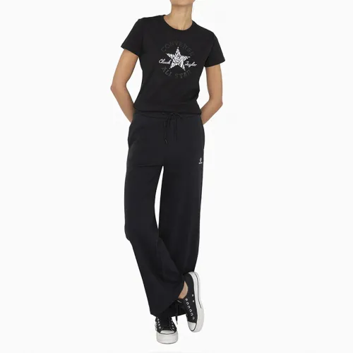 Converse Pantalon Buzo Deportivo Mujer Star Chevron Flare
