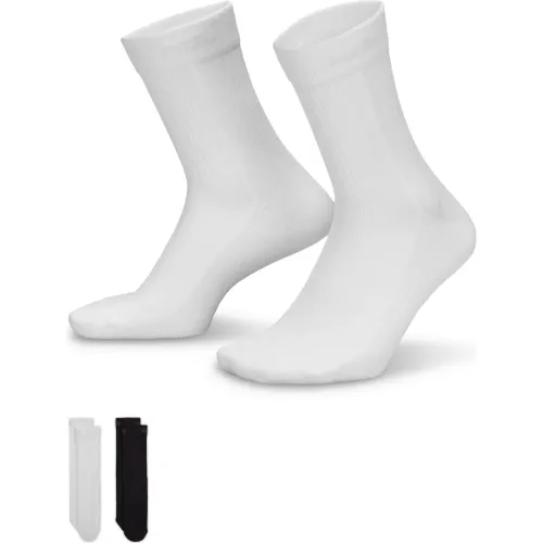 Nike Blanco de Hombre / Mujer modelo Medias Largas Unisex Everyday Lightweight - 2 Pares blancos negros hombre 2026021314173541473  