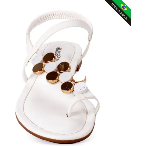  Sandalia Flat Mujer J0420-J04