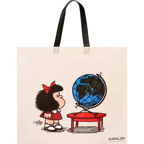 Mafalda Rojo modelo Bolsa Reutilizable Unisex Mafalda 1 rojos rojas roja blancos blanca blancas 2026021614373119654  