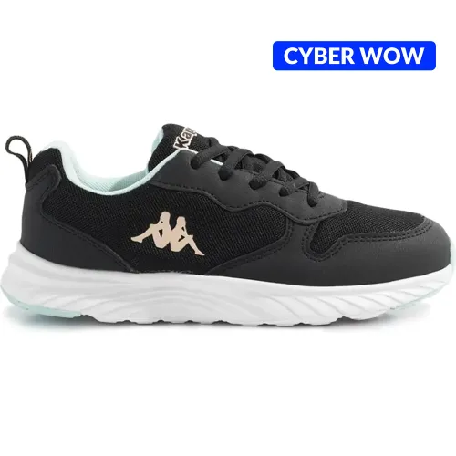 Zapatilla Kappa Escolar Niño Logo Adenis color negro | Platanitos