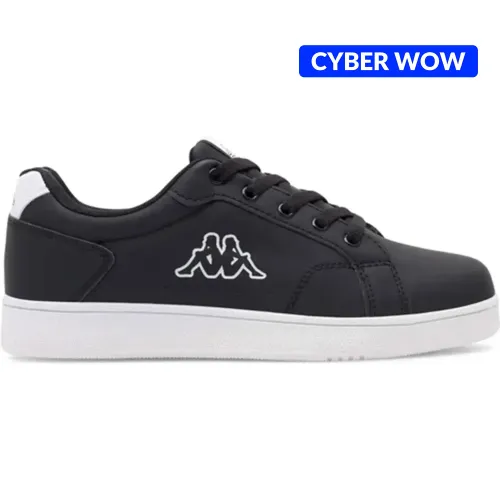 Zapatilla Kappa Escolar Juvenil Logo Delvis color negro | Platanitos