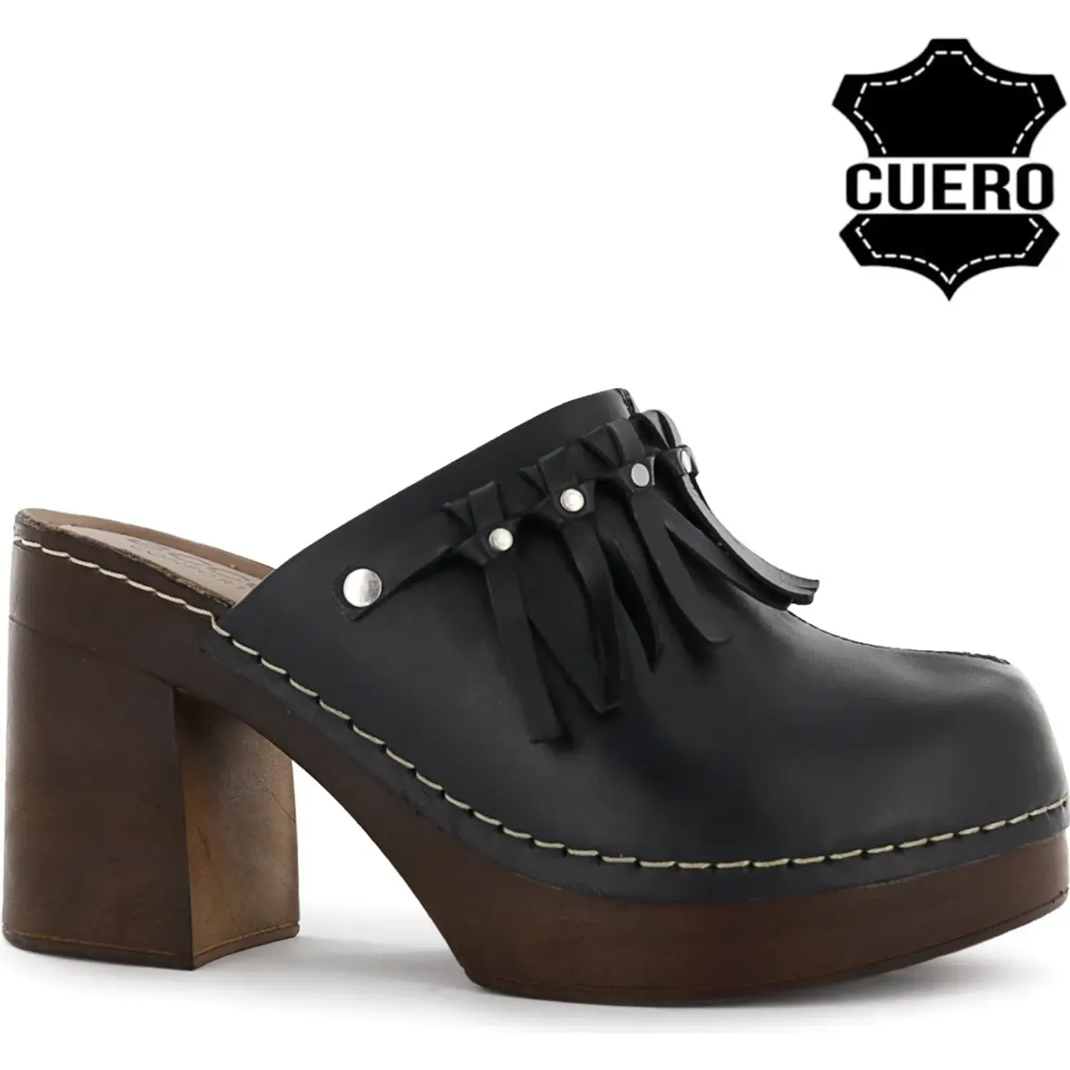 Ecco Zueco Ecco Casual Mujer Triana08 color negro | Platanitos