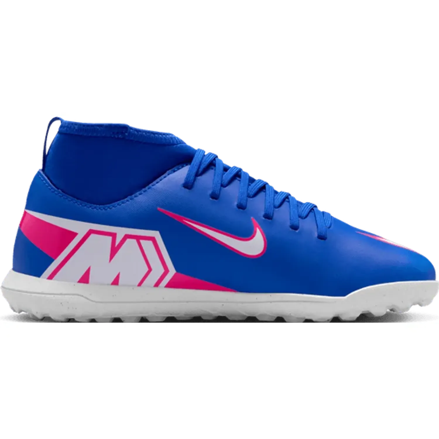 Zapatillas Nike De Futbol Juvenil Superfly 10 Club Tf color azul | Platanitos