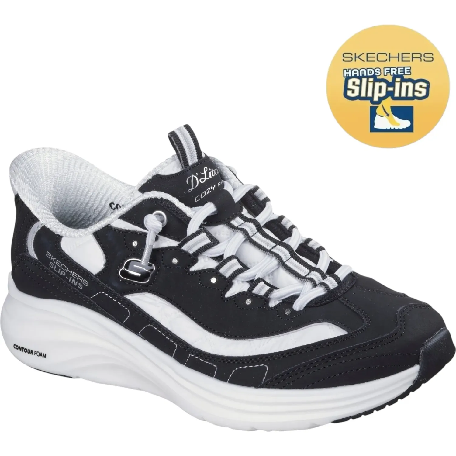 Skechers Zapatillas Skechers Urbanas Mujer Contour Foam color negro | Platanitos