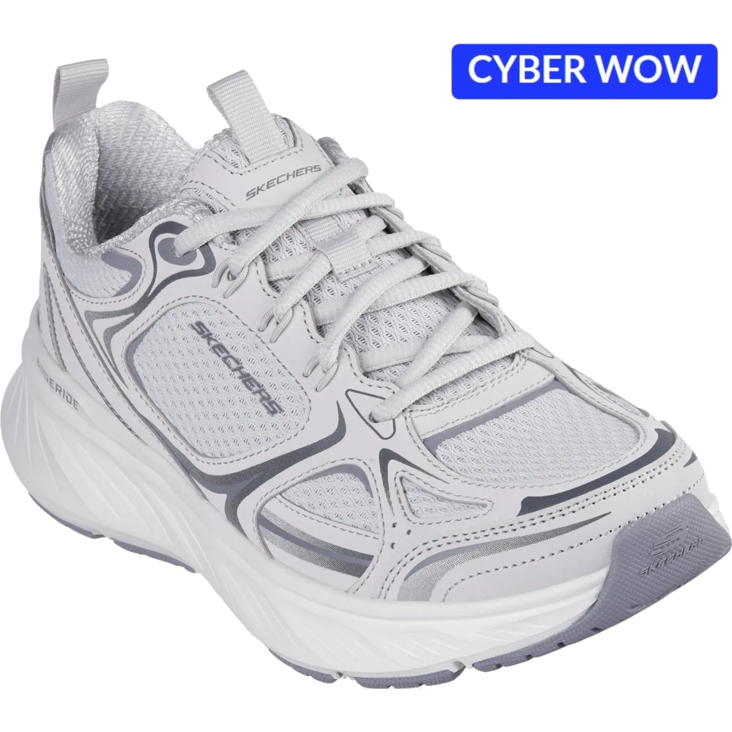 Zapatillas Skechers Urbanas Mujer Edgeride color gris | Platanitos