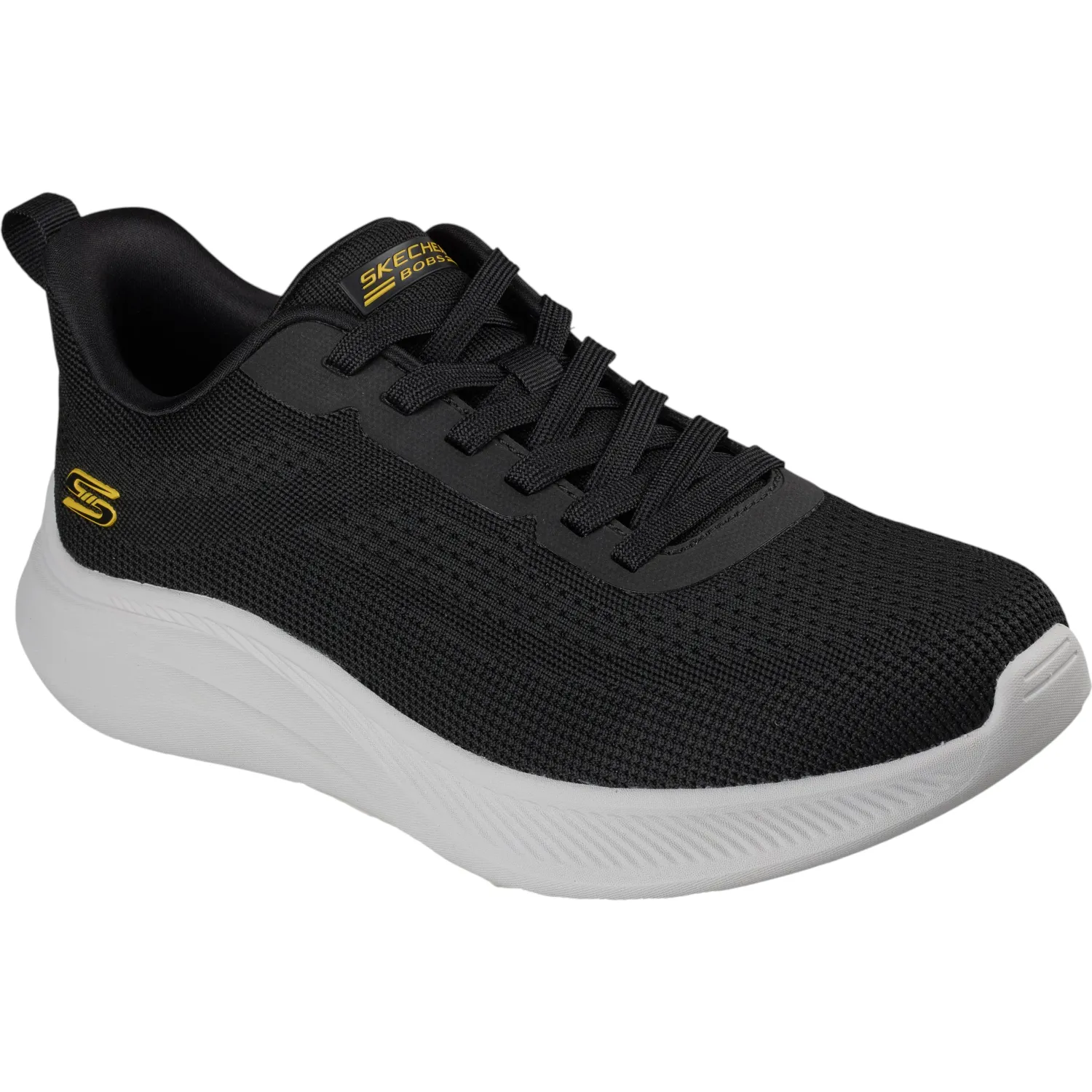 Zapatillas Skechers Urbanas Hombre Bobs Moda Flex color negro | Platanitos
