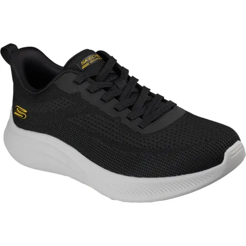 Zapatillas Skechers Urbanas Hombre Bobs Moda Flex color negro | Platanitos