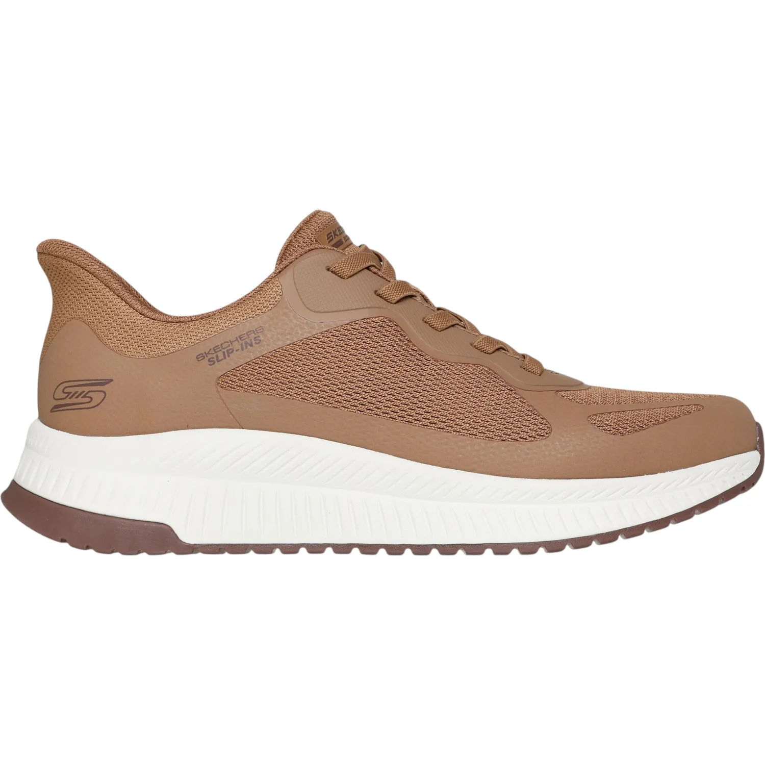 Skechers Zapatillas Skechers Urbanas Hombre Bobs Squad 4 color marron | Platanitos
