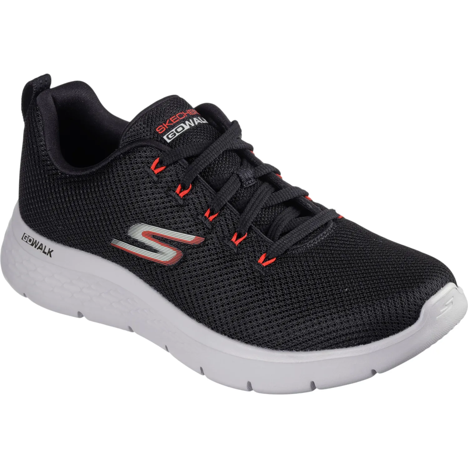 Zapatillas Skechers Urbanas Hombre Go Walk Flex - Vespid color negro | Platanitos