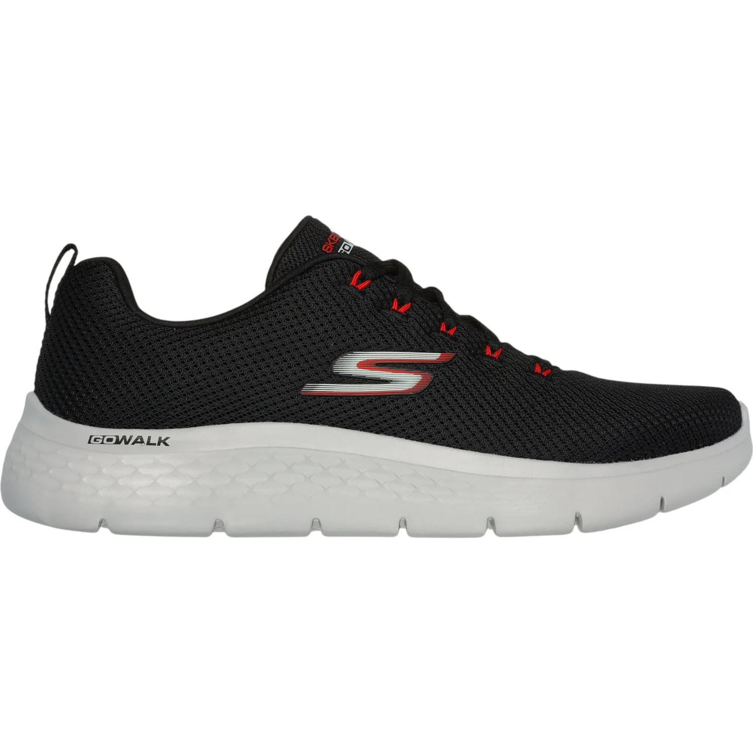 Zapatillas Skechers Urbanas Hombre Go Walk Flex - Vespid color negro | Platanitos