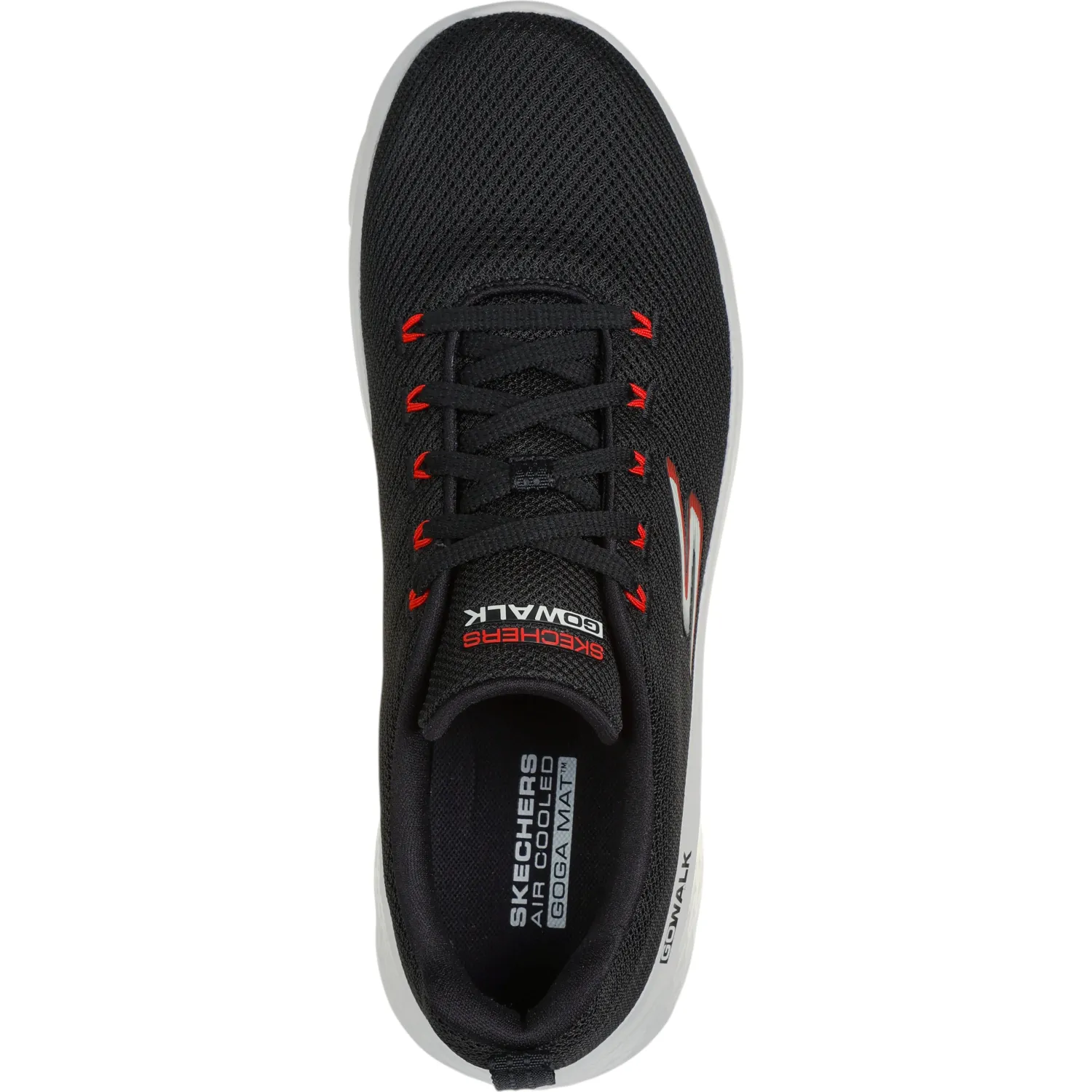 Zapatillas Skechers Urbanas Hombre Go Walk Flex - Vespid color negro | Platanitos