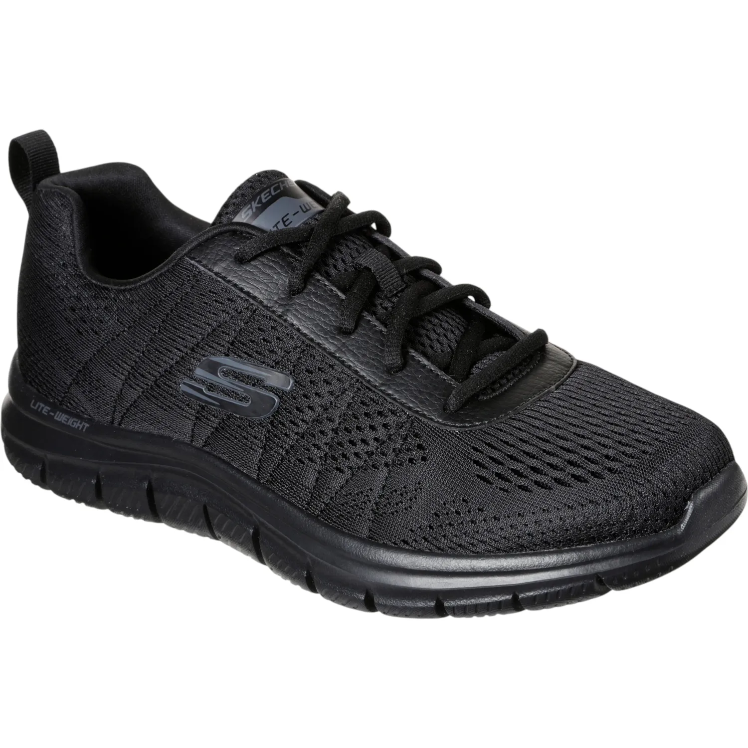Zapatillas Skechers Urbanas Hombre Track color negro | Platanitos