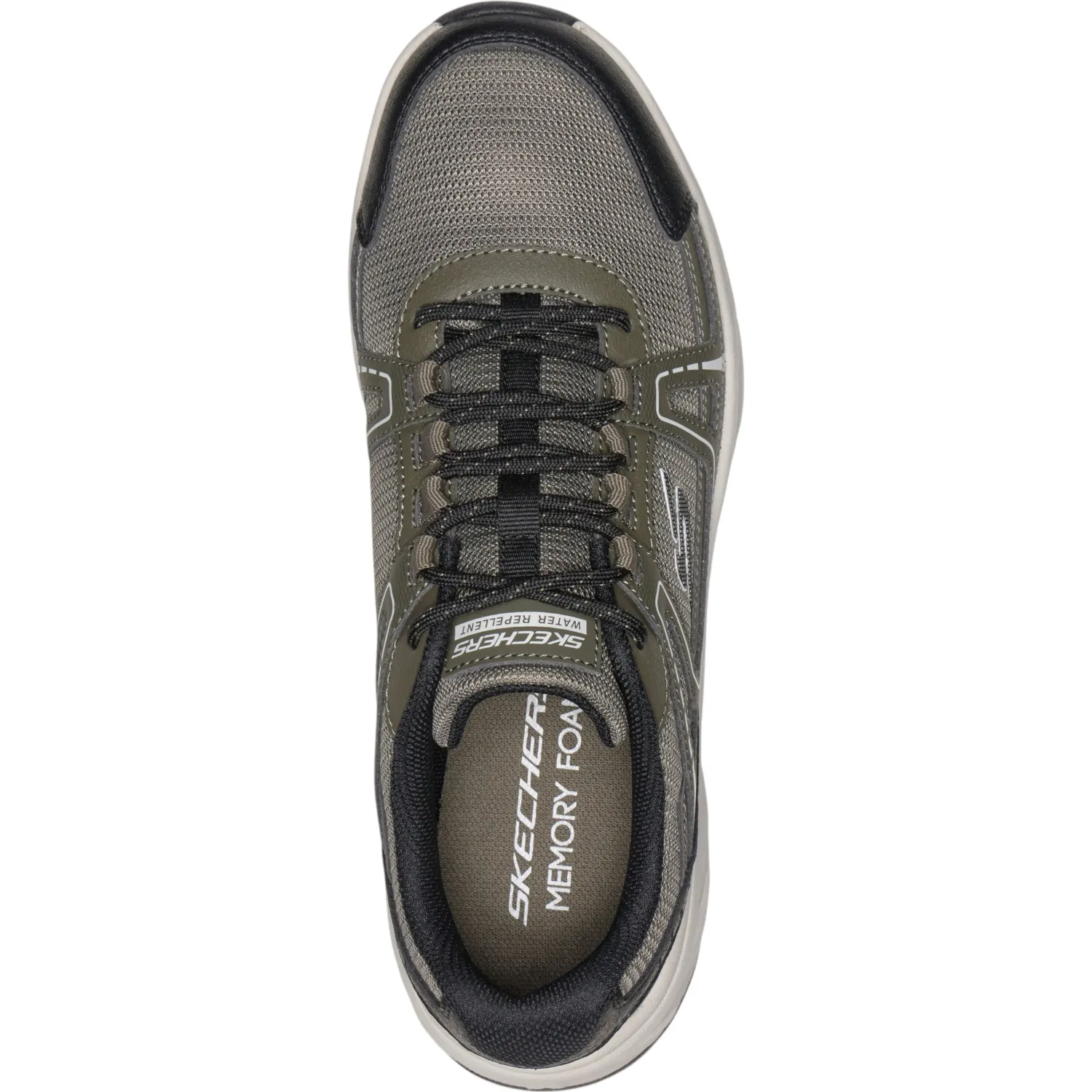 Zapatillas Skechers Urbanas Hombre Hillcrest 2.0 color oliva | Platanitos