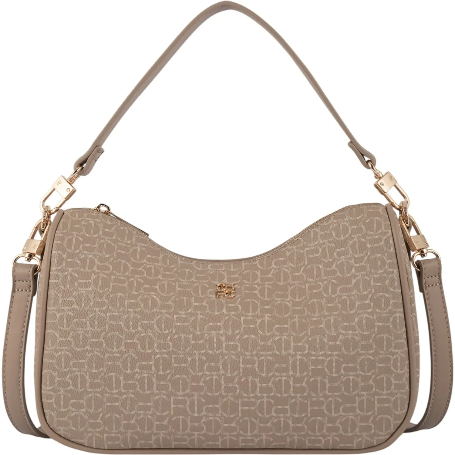 Bolso Crepier Mujer Baguette Hobo Natalie Mediano color arena | Platanitos