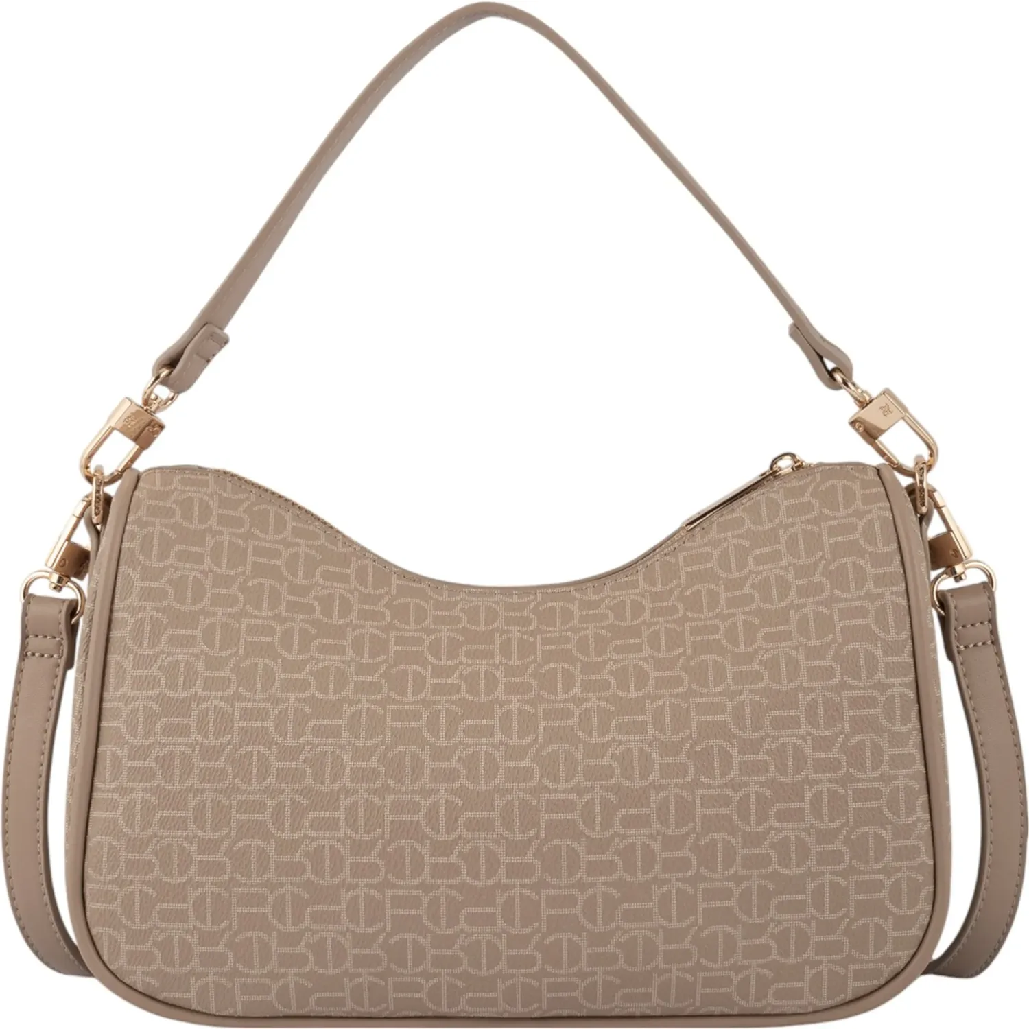 Bolso Crepier Mujer Baguette Hobo Natalie Mediano color arena | Platanitos
