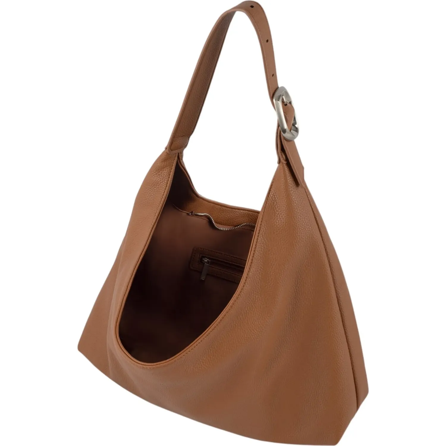 CREPIER Bolso Crepier Mujer Hobo Janelle Grande color toffee | Platanitos
