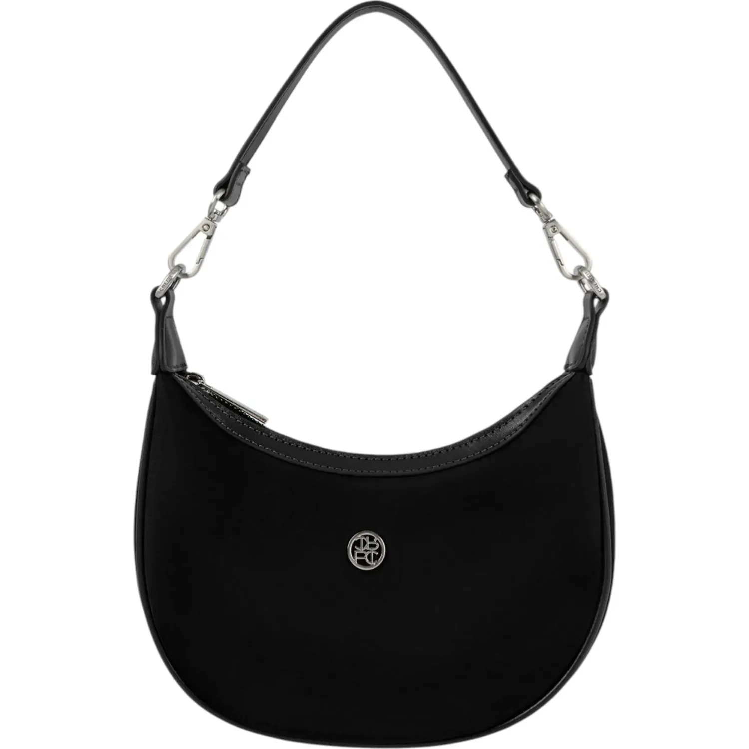 Bolso Crepier Mujer Hobo Lara Chico color negro | Platanitos