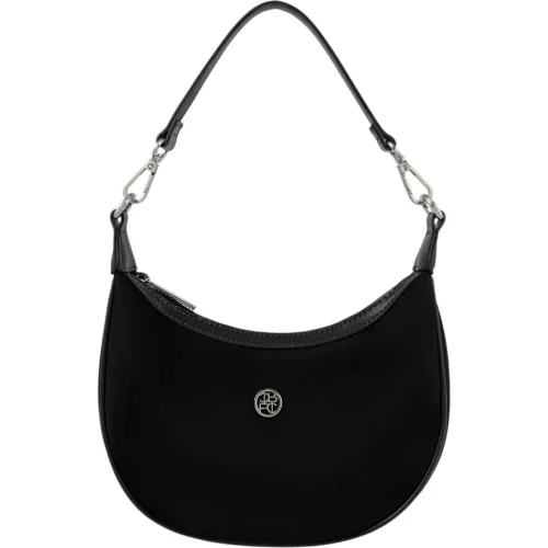 Bolso Crepier Mujer Hobo Lara Chico color negro | Platanitos