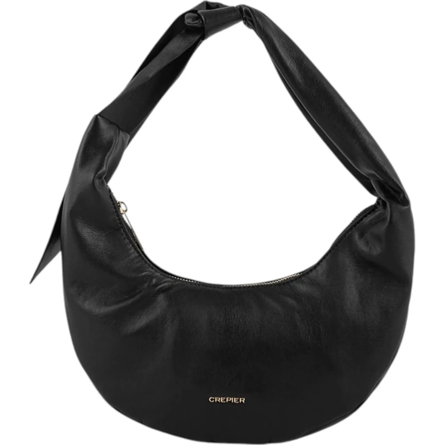 Bolso Crepier Mujer Hobo Marilei Chico color negro | Platanitos