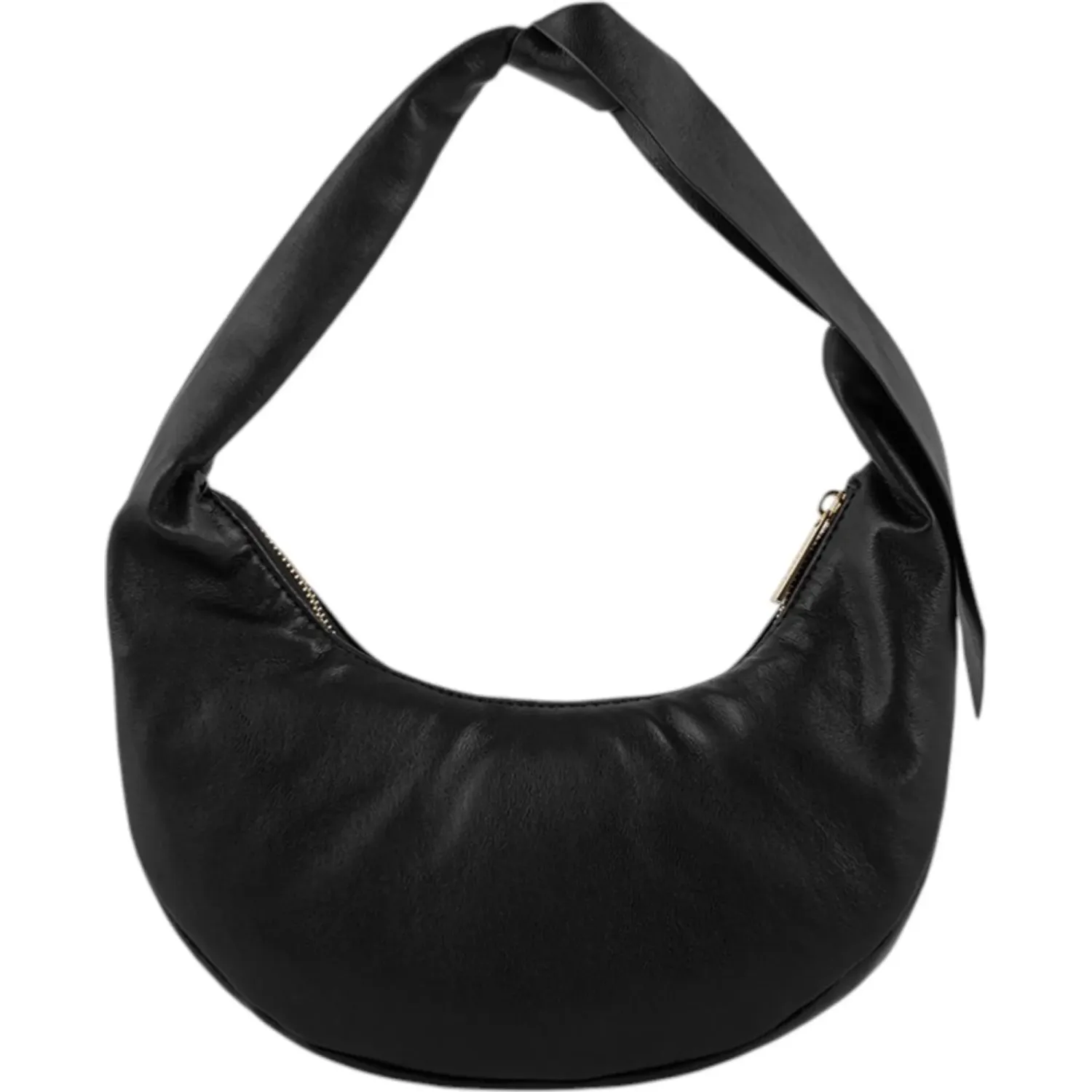 Bolso Crepier Mujer Hobo Marilei Chico color negro | Platanitos