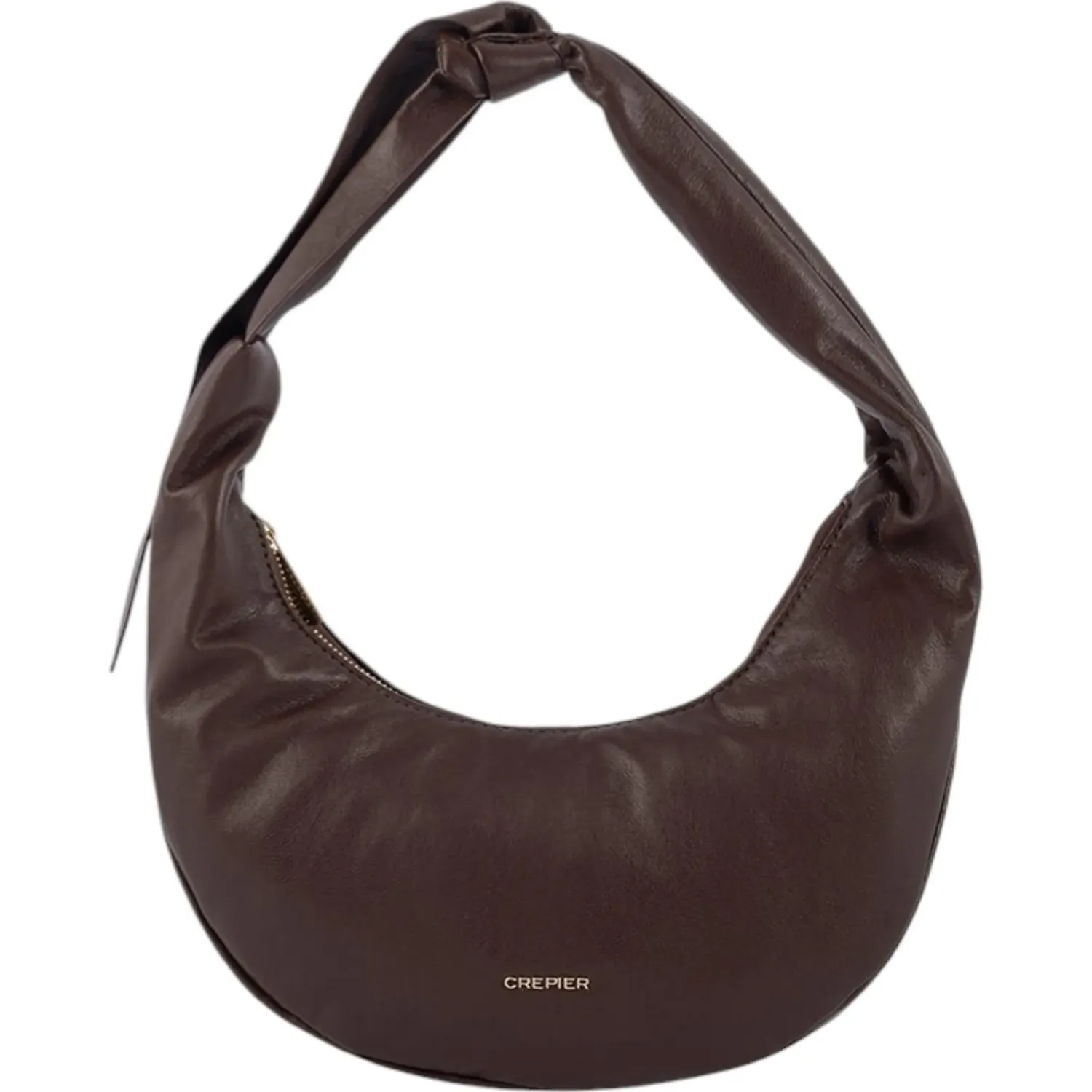 Bolso Crepier Mujer Hobo Marilei Chico color marron | Platanitos