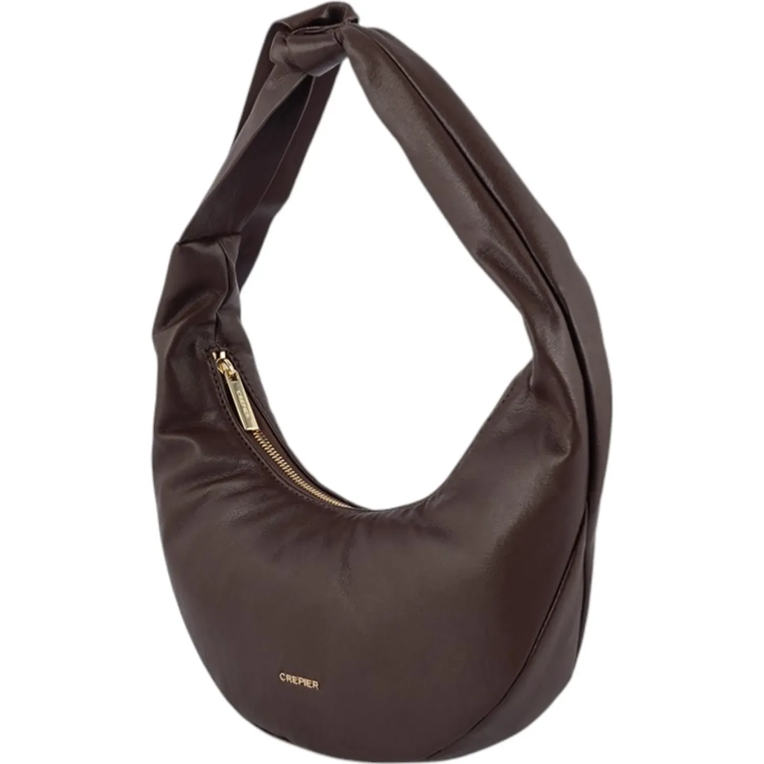 Bolso Crepier Mujer Hobo Marilei Chico color marron | Platanitos