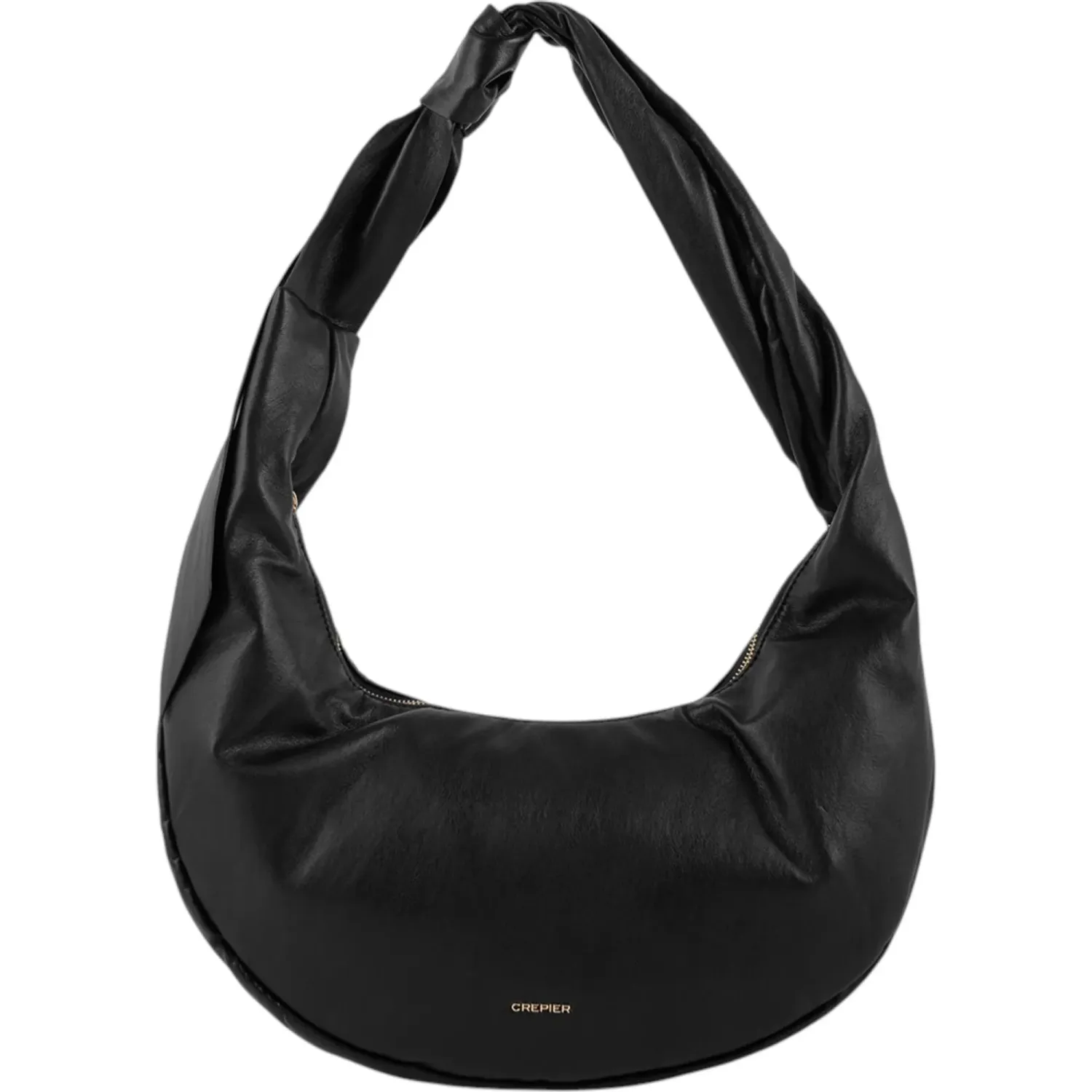 Bolso Crepier Mujer Hobo Marilei Grande color negro | Platanitos