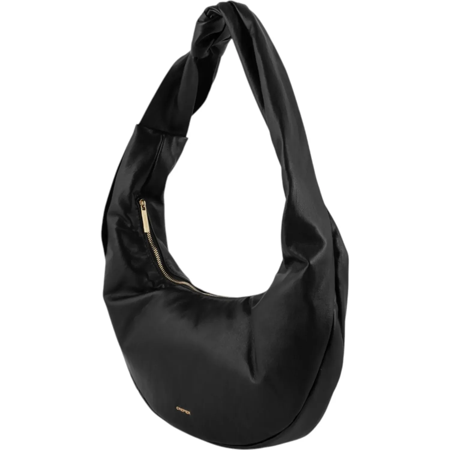 Bolso Crepier Mujer Hobo Marilei Grande color negro | Platanitos