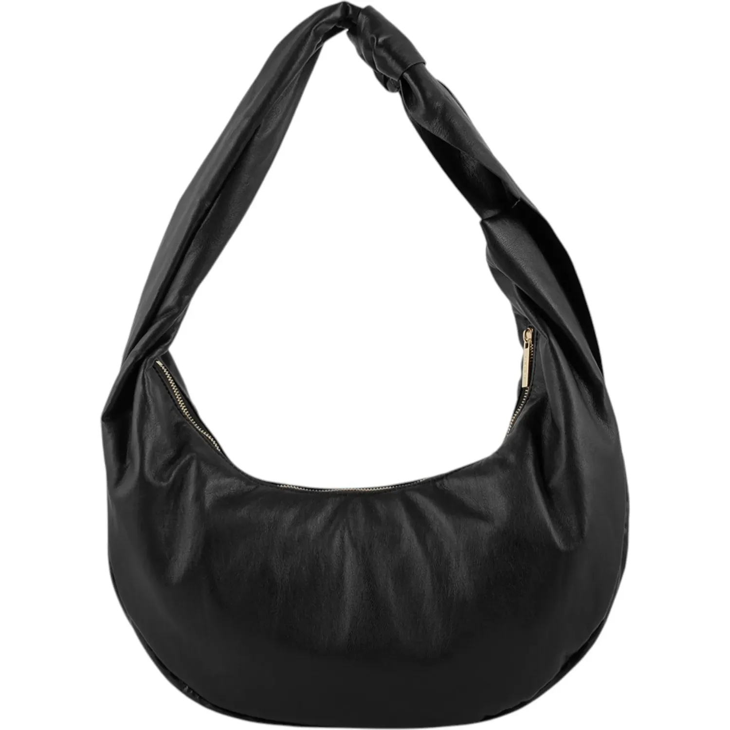 Bolso Crepier Mujer Hobo Marilei Grande color negro | Platanitos