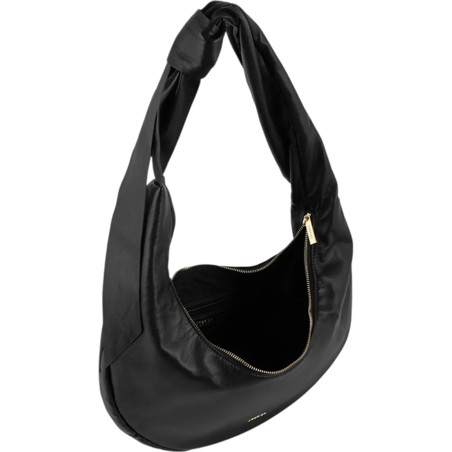 Bolso Crepier Mujer Hobo Marilei Grande color negro | Platanitos