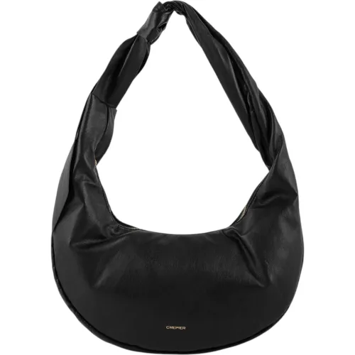 Bolso Crepier Mujer Hobo Marilei Grande color negro | Platanitos